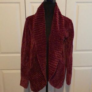 Chenille cardigan